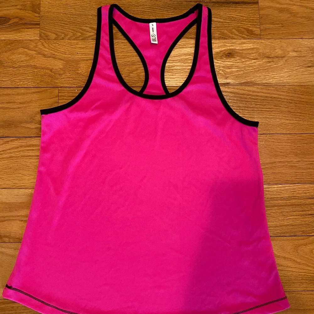Pink workout tank top